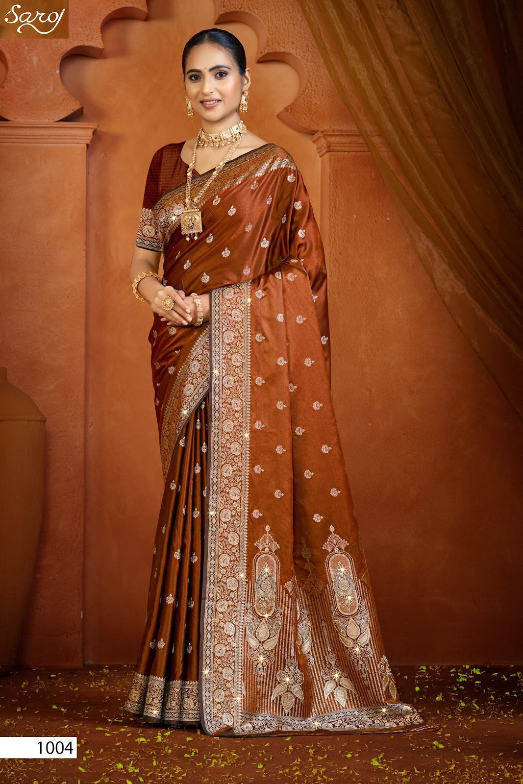 Jardosi Silk Saroski Vol 2 Saroj Sarees Exporter Gujarat