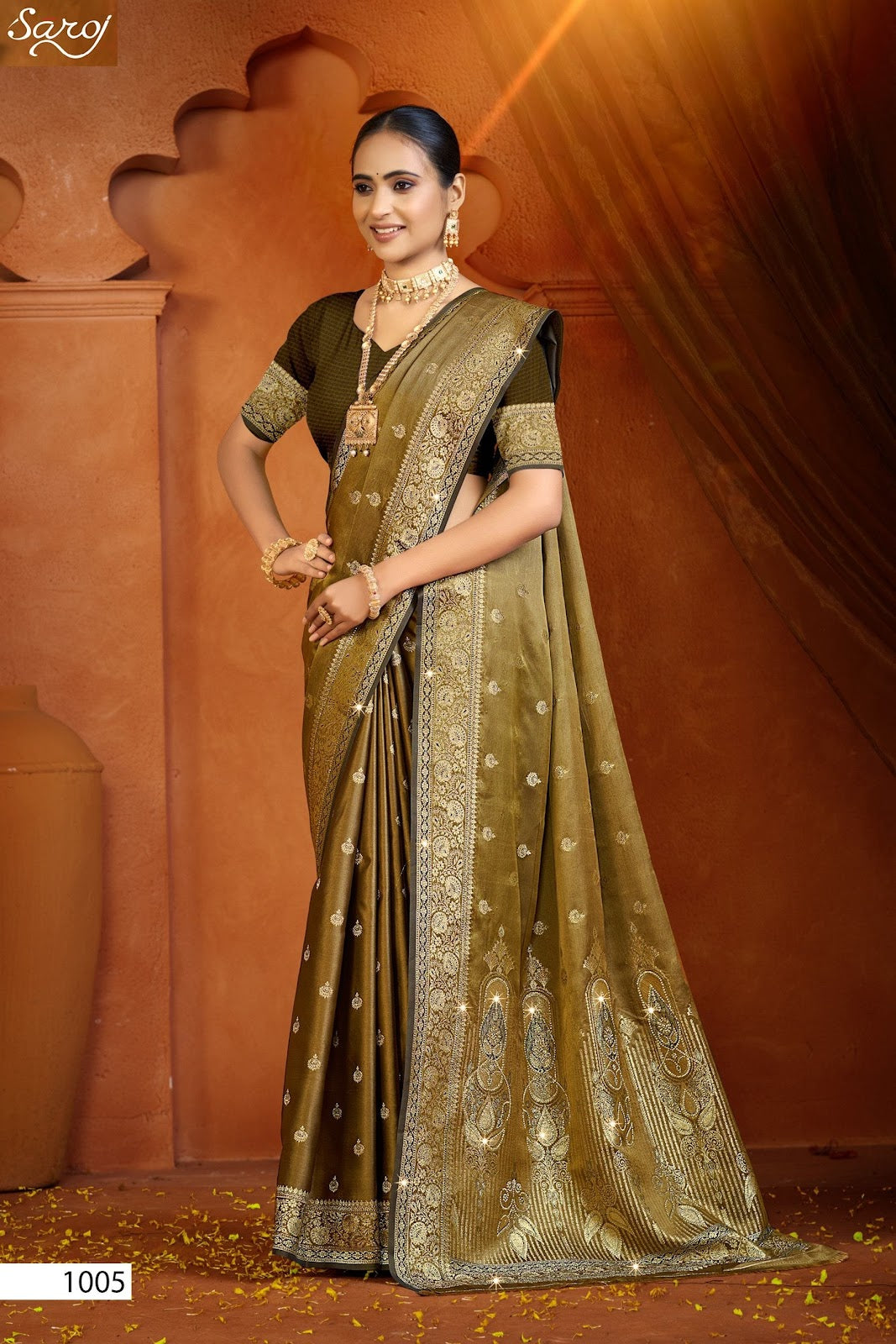 Jardosi Silk Saroski Vol 2 Saroj Sarees Exporter Gujarat