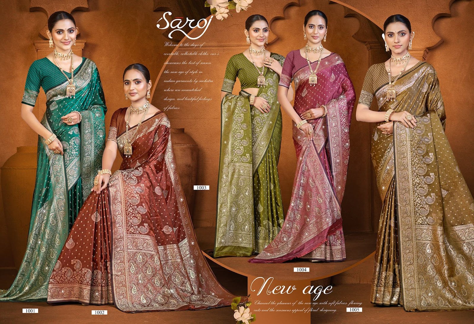 Jardosi Silk Saroski Vol 4 Saroj Sarees Wholesale