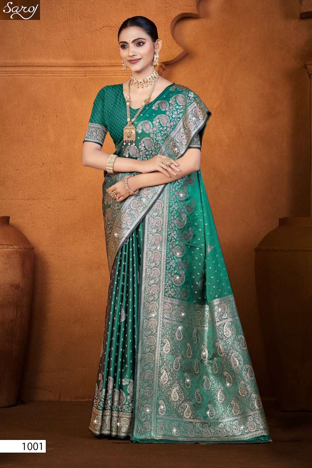 Jardosi Silk Saroski Vol 4 Saroj Sarees Wholesale