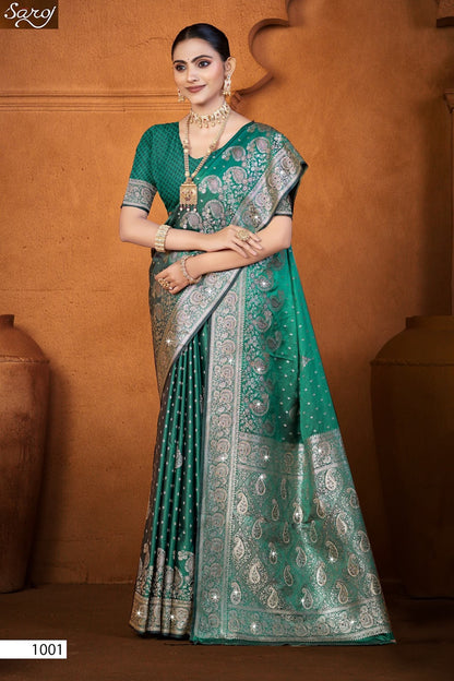 Jardosi Silk Saroski Vol 4 Saroj Sarees Wholesale