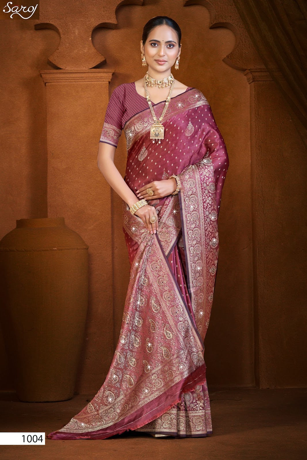 Jardosi Silk Saroski Vol 4 Saroj Sarees Wholesale