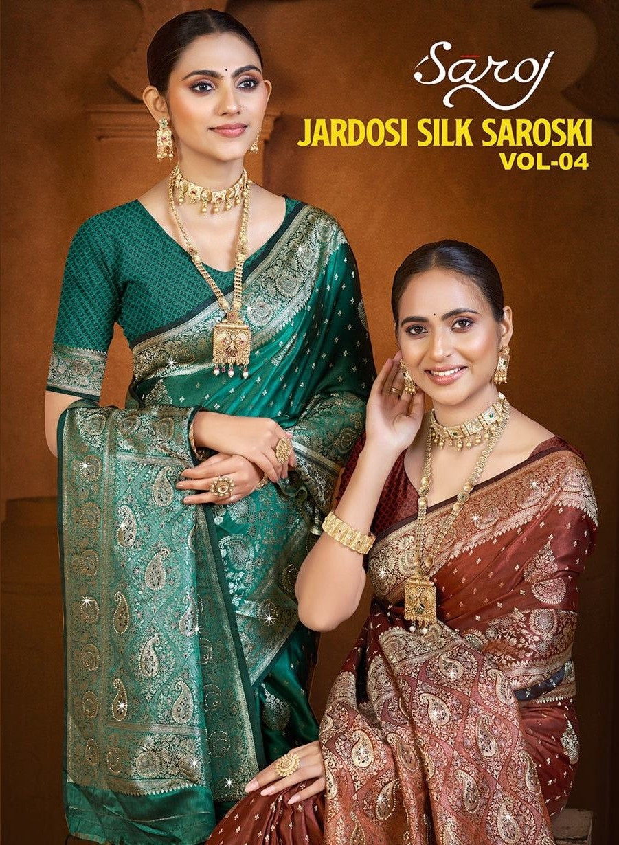 Jardosi Silk Saroski Vol 4 Saroj Sarees Wholesale