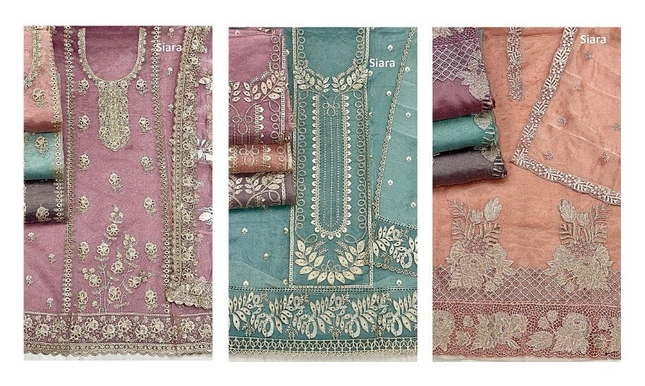 Jarkan Work 09 Siara Silk Salwar Suits Wholesale