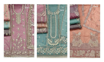 Jarkan Work 09 Siara Silk Salwar Suits Wholesale