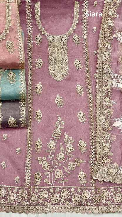 Jarkan Work 09 Siara Silk Salwar Suits Wholesale