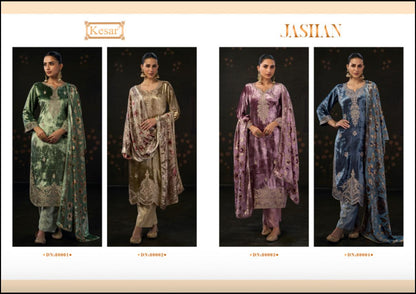 Jashan Kesar Viscose Velvet Suits Manufacturer