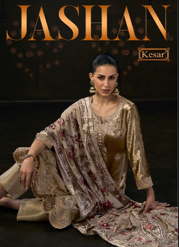 Jashan Kesar Viscose Velvet Suits Manufacturer