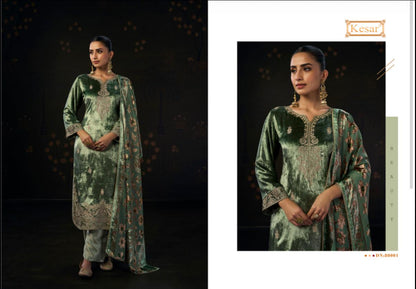 Jashan Kesar Viscose Velvet Suits Manufacturer