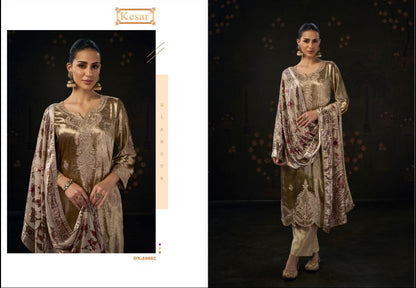 Jashan Kesar Viscose Velvet Suits Manufacturer