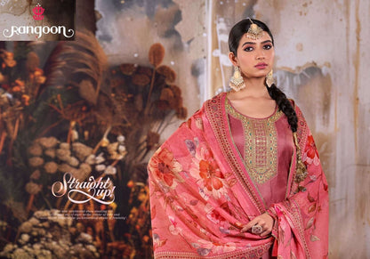 Jashmine Rangoon Silk Readymade Anarkali Suits Supplier Gujarat