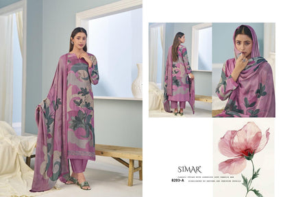 Jashn 8203 Simar Glossy Viscose Muslin Plazzo Style Suits Manufacturer Ahmedabad