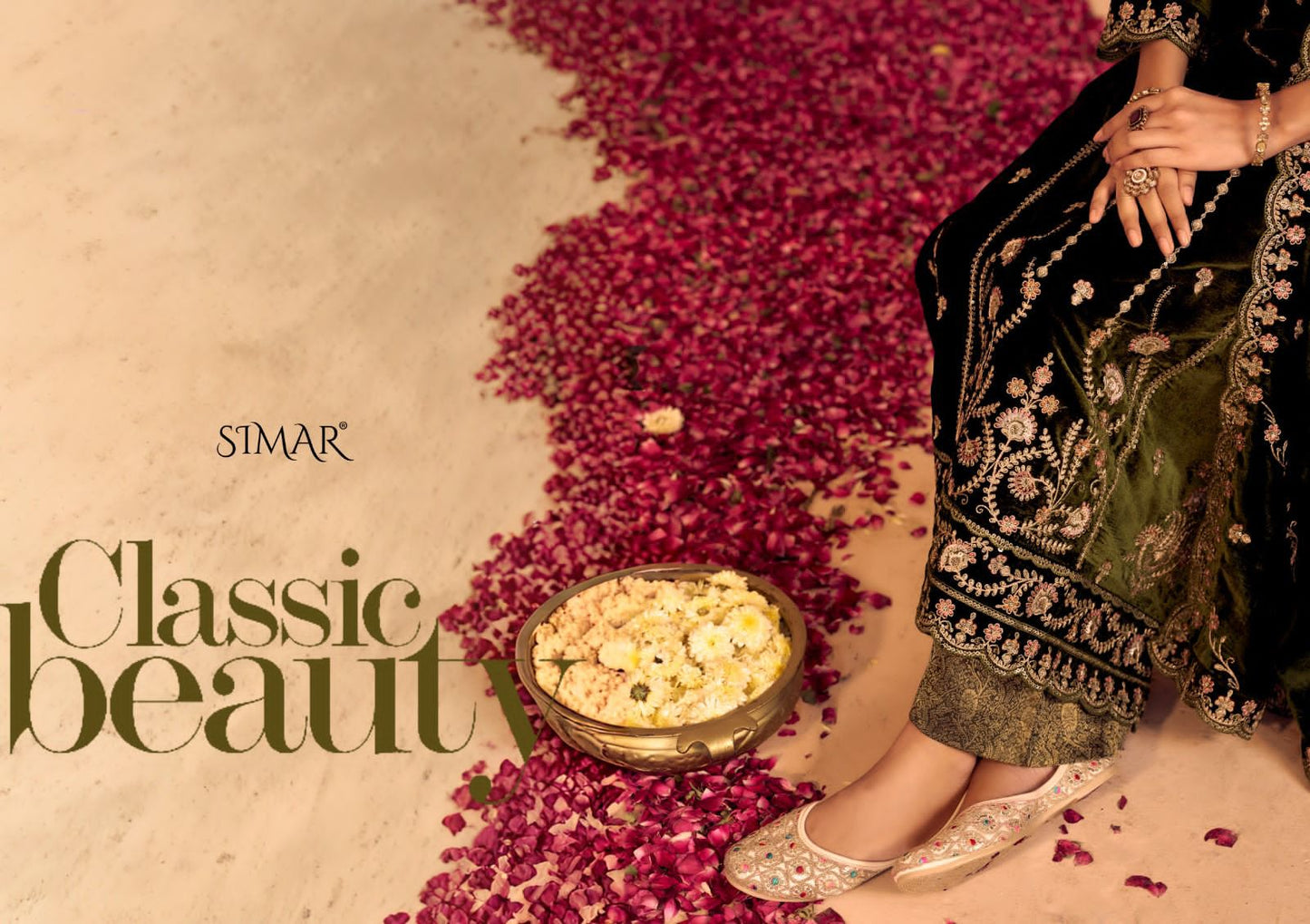 Jashn E Bahara Simar Velvet Suits Wholesaler