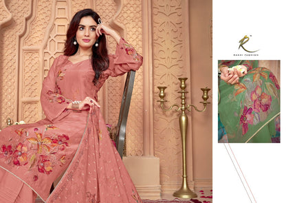 Jashn E Festive Rakhi Fashion Pure Bemberg Plazzo Style Suits Wholesaler Gujarat