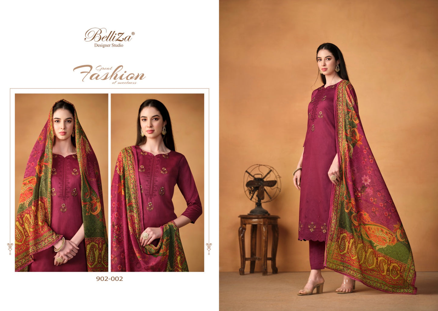 Jashn E Ishq Vol 5 Belliza Designer Studio Jaam Pant Style Suits