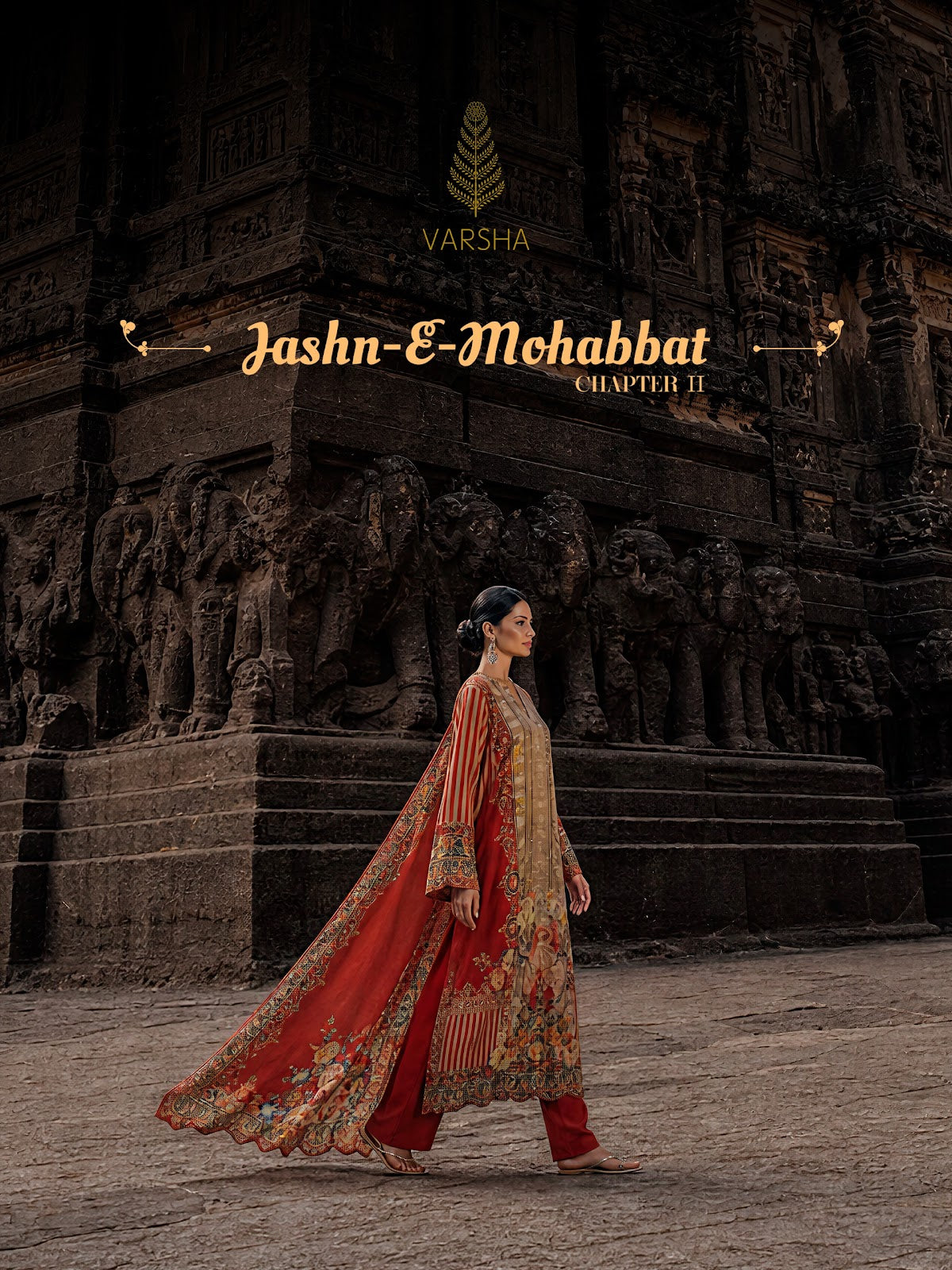 Jashn E Mohabbat Chapter 2 Varshaa Viscose Muslin Pakistani Salwar Suits Wholesale Rate