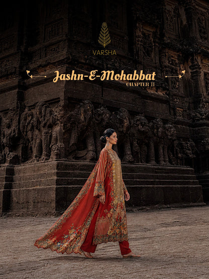 Jashn E Mohabbat Chapter 2 Varshaa Viscose Muslin Pakistani Salwar Suits Wholesale Rate