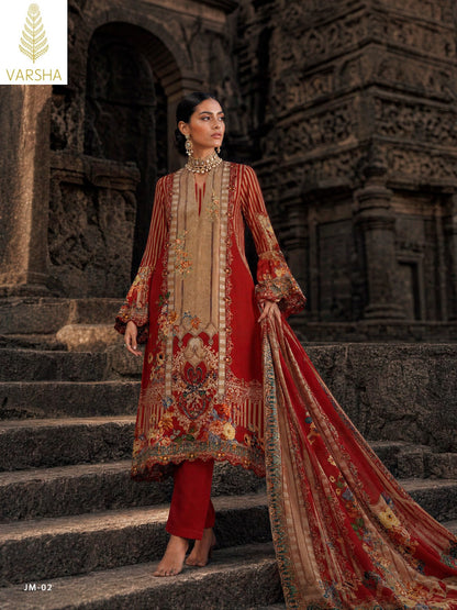 Jashn E Mohabbat Chapter 2 Varshaa Viscose Muslin Pakistani Salwar Suits Wholesale Rate