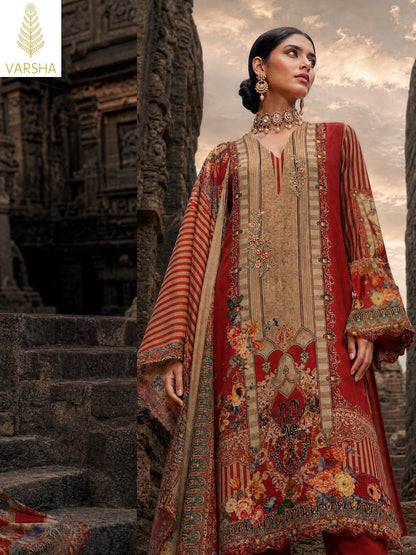 Jashn E Mohabbat Chapter 2 Varshaa Viscose Muslin Pakistani Salwar Suits Wholesale Rate