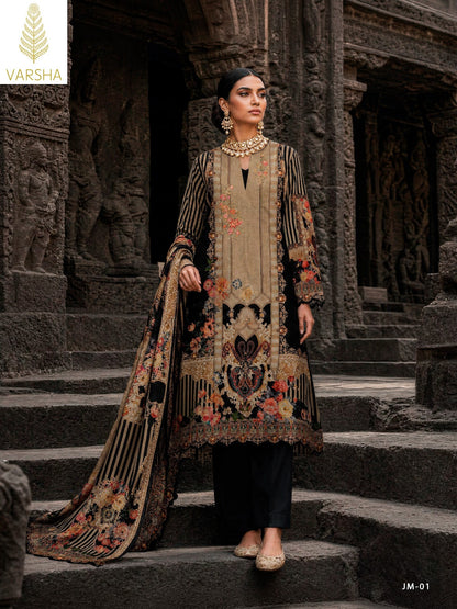 Jashn E Mohabbat Chapter 2 Varshaa Viscose Muslin Pakistani Salwar Suits Wholesale Rate