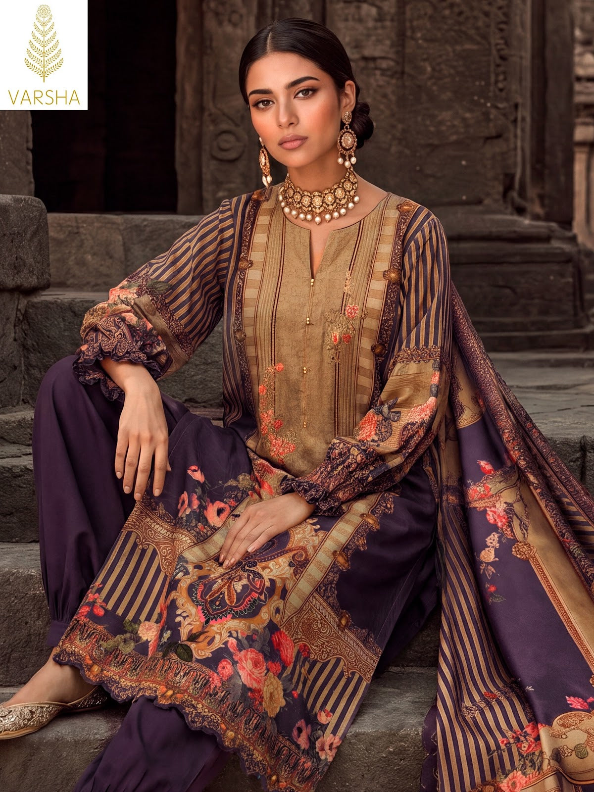 Jashn E Mohabbat Chapter 2 Varshaa Viscose Muslin Pakistani Salwar Suits Wholesale Rate