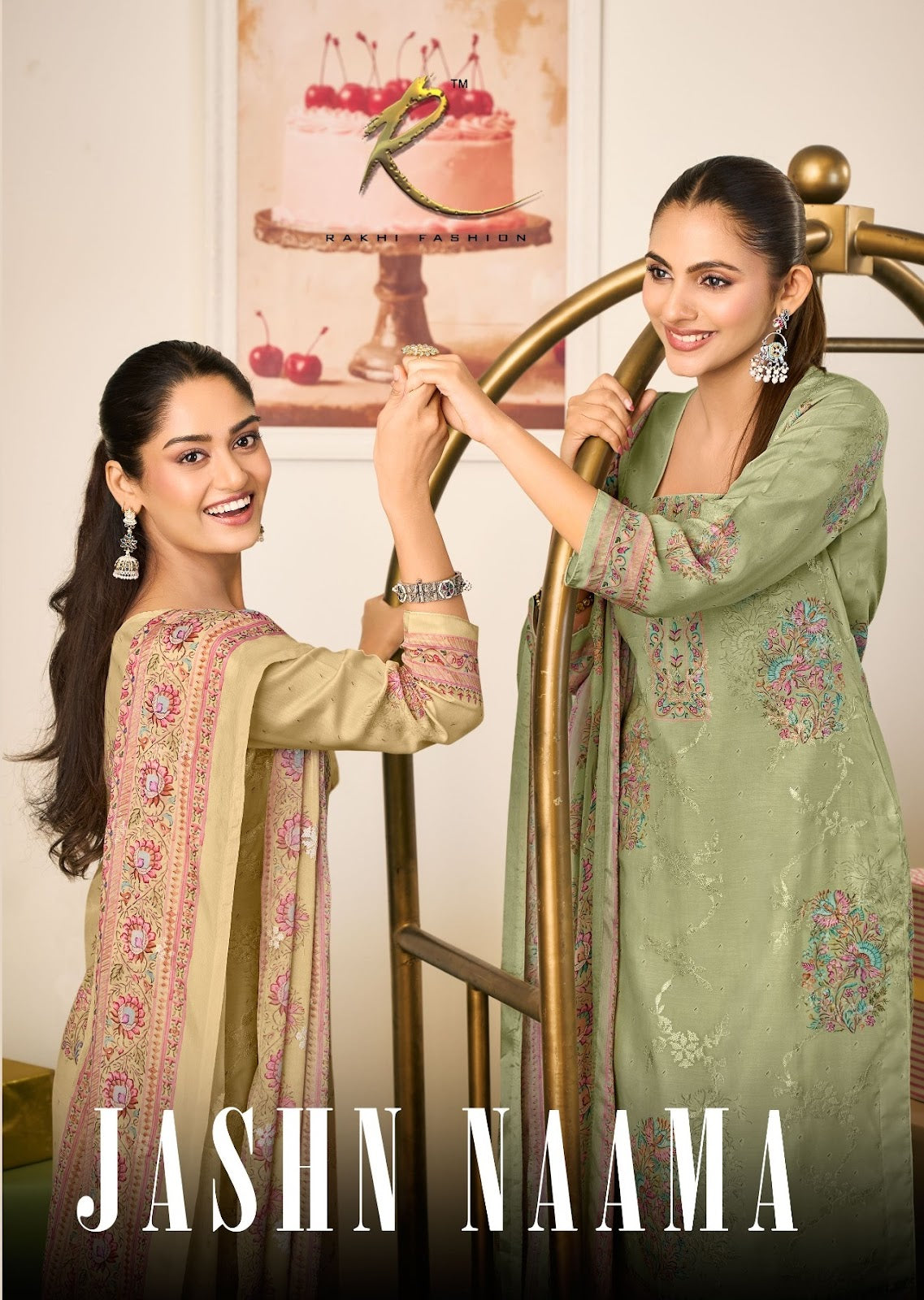Jashn Naama 55697 Rakhi Fashion Bemberg Pant Style Suits Exporter Gujarat