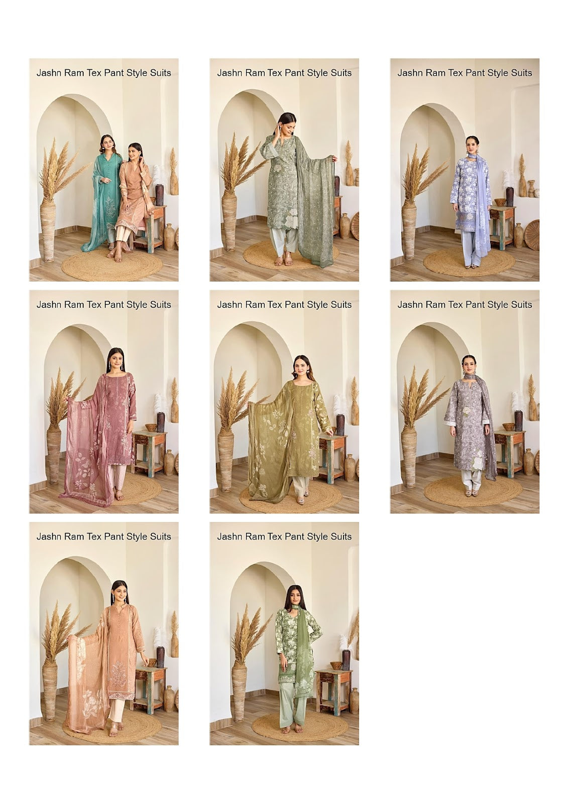 Jashn Ram Tex Ivory Pant Style Suits Exporter Gujarat