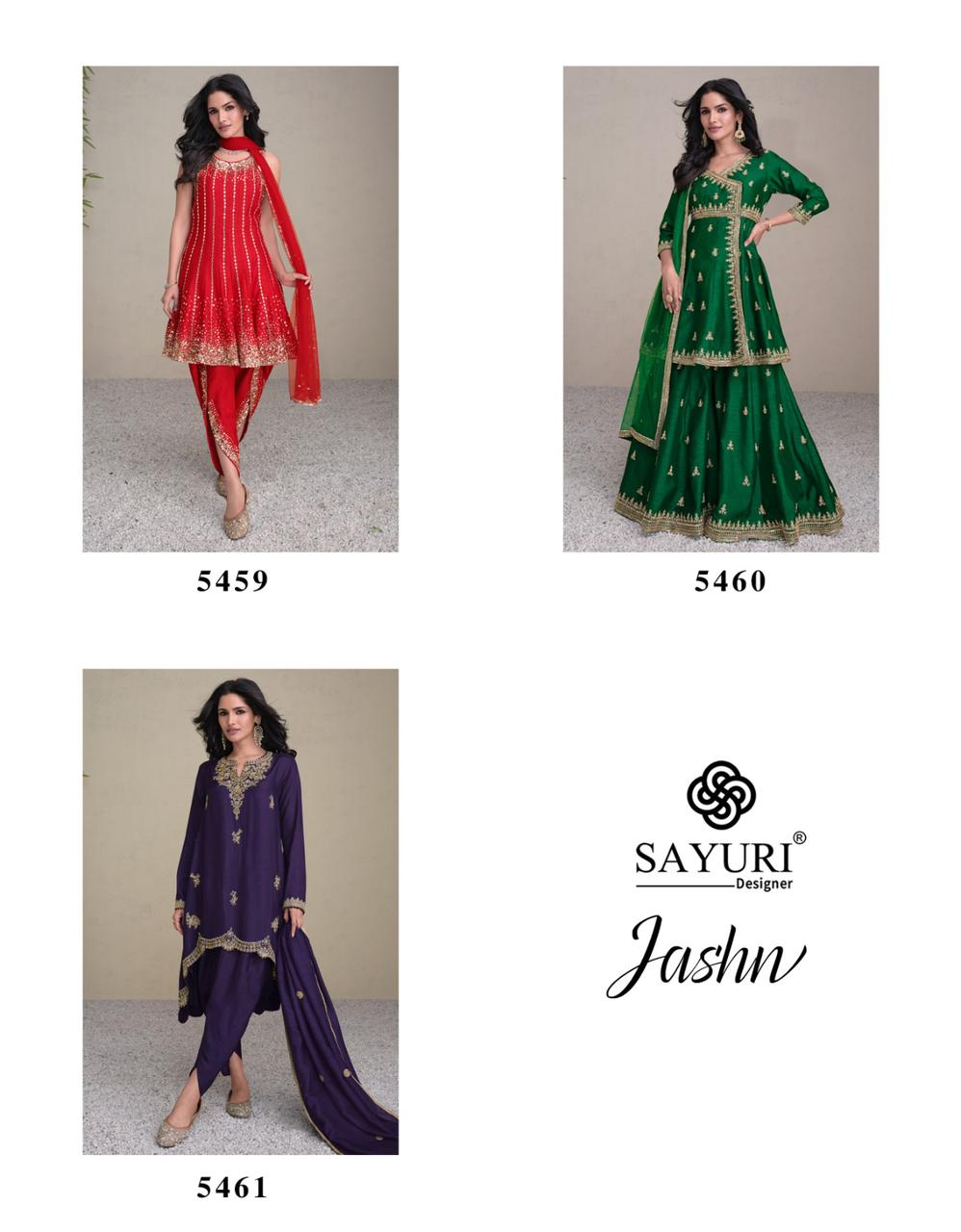 Jashn Sayuri Premium Silk Readymade Suits Exporter