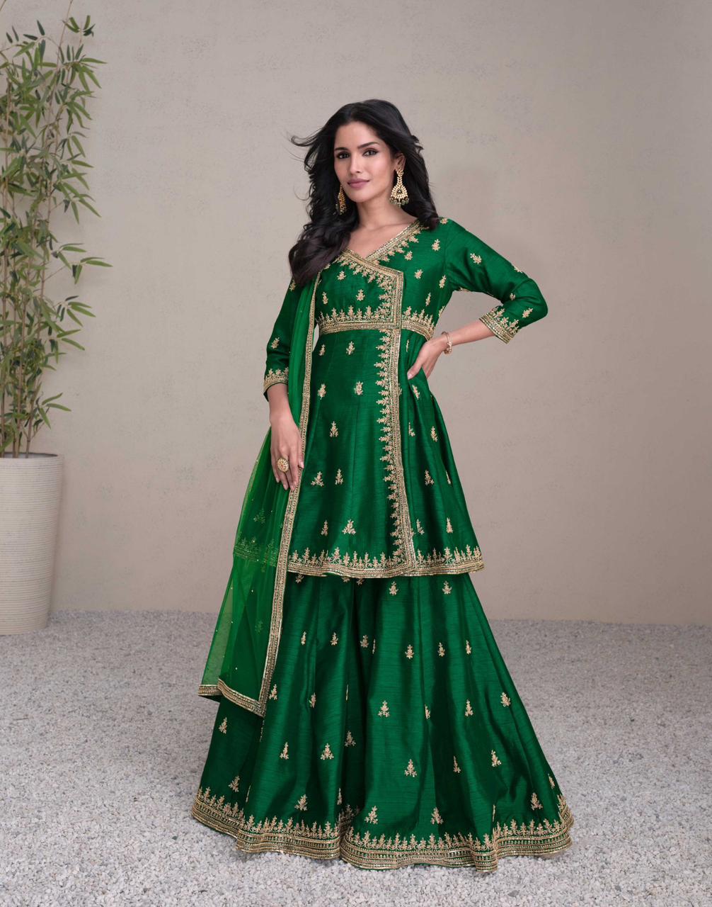 Jashn Sayuri Premium Silk Readymade Suits Exporter