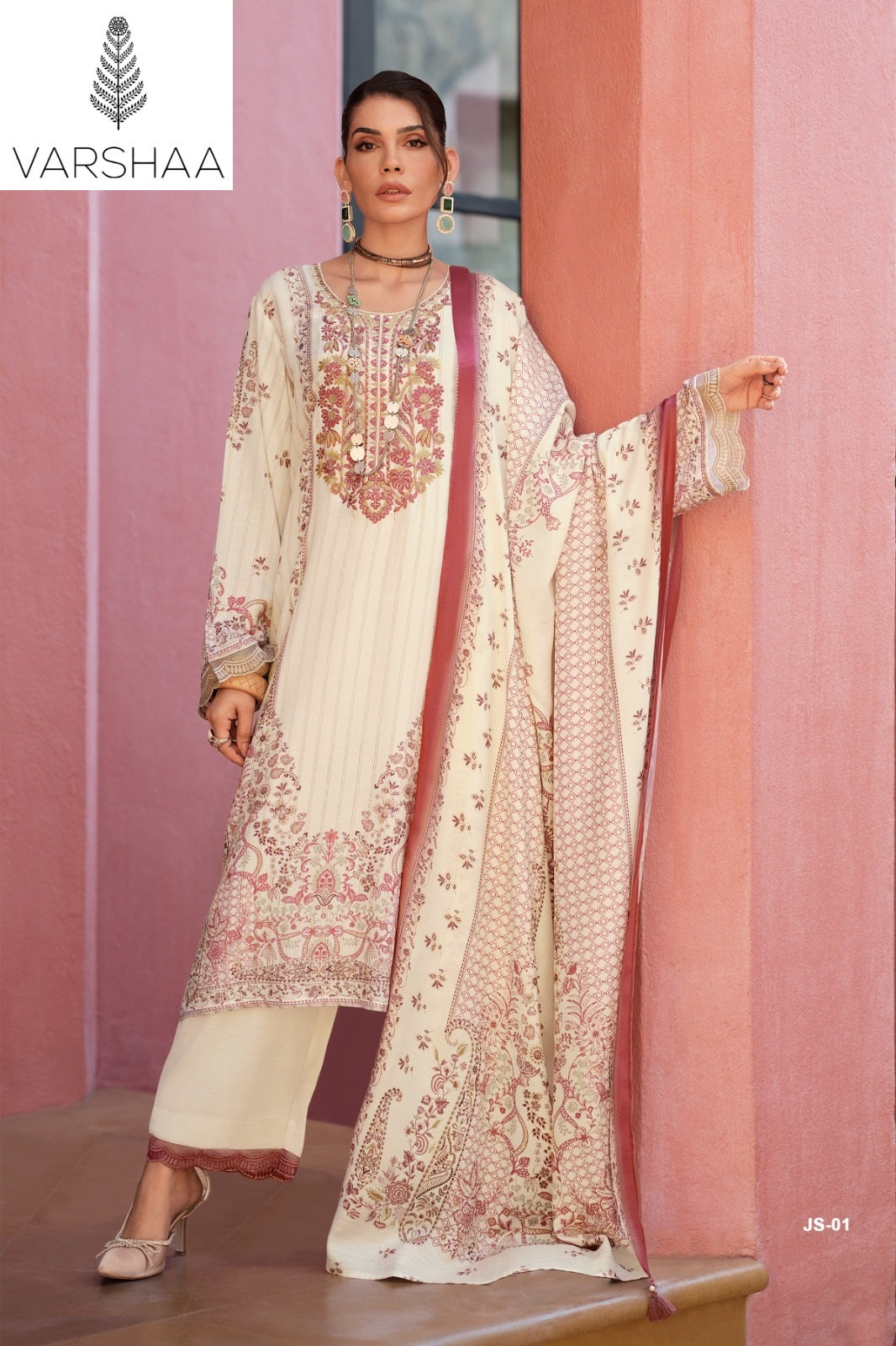 Jashn Varshaa Viscose Muslin Pakistani Salwar Suits Wholesaler India