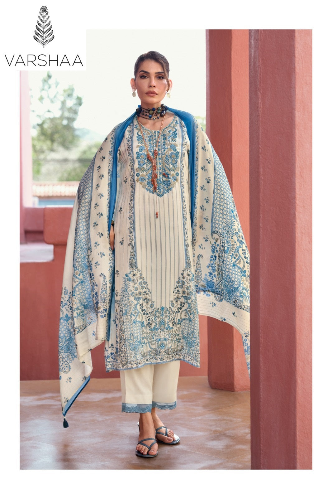 Jashn Varshaa Viscose Muslin Pakistani Salwar Suits Wholesaler India