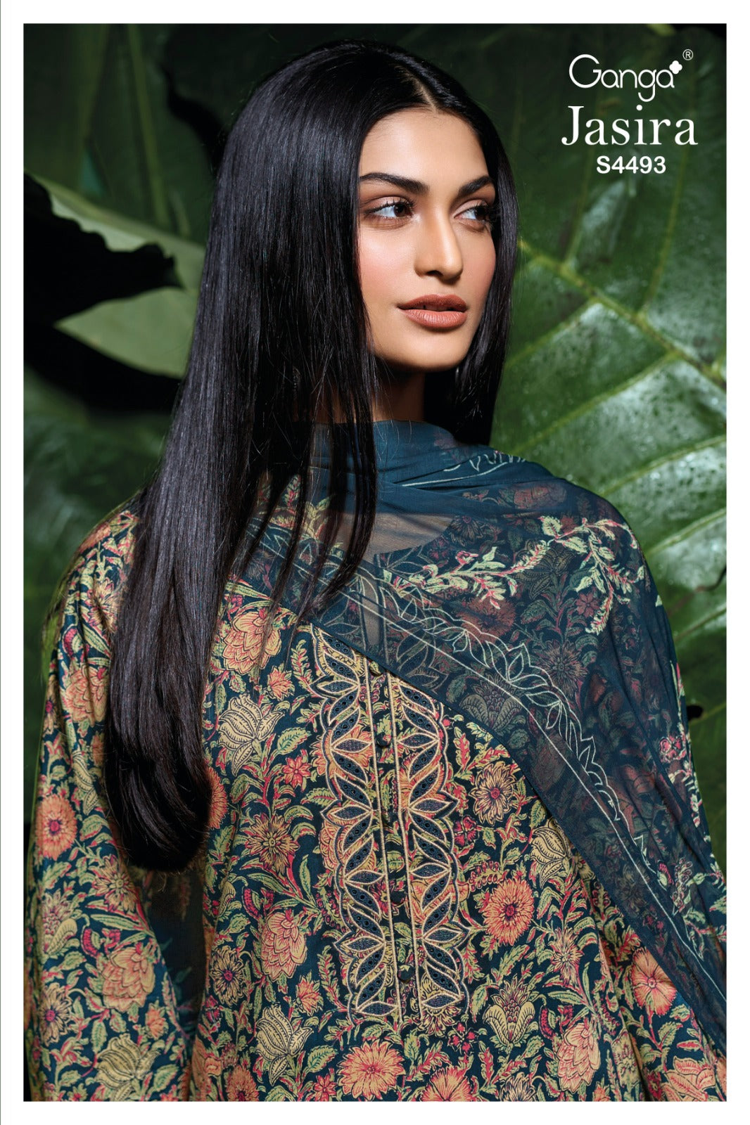 Jasira 4493 Ganga Cotton Pant Style Suits Wholesaler