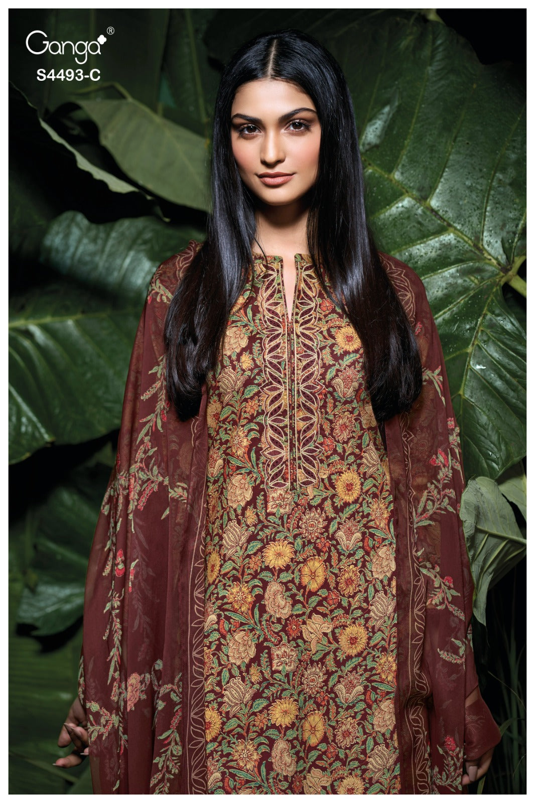 Jasira 4493 Ganga Cotton Pant Style Suits Wholesaler