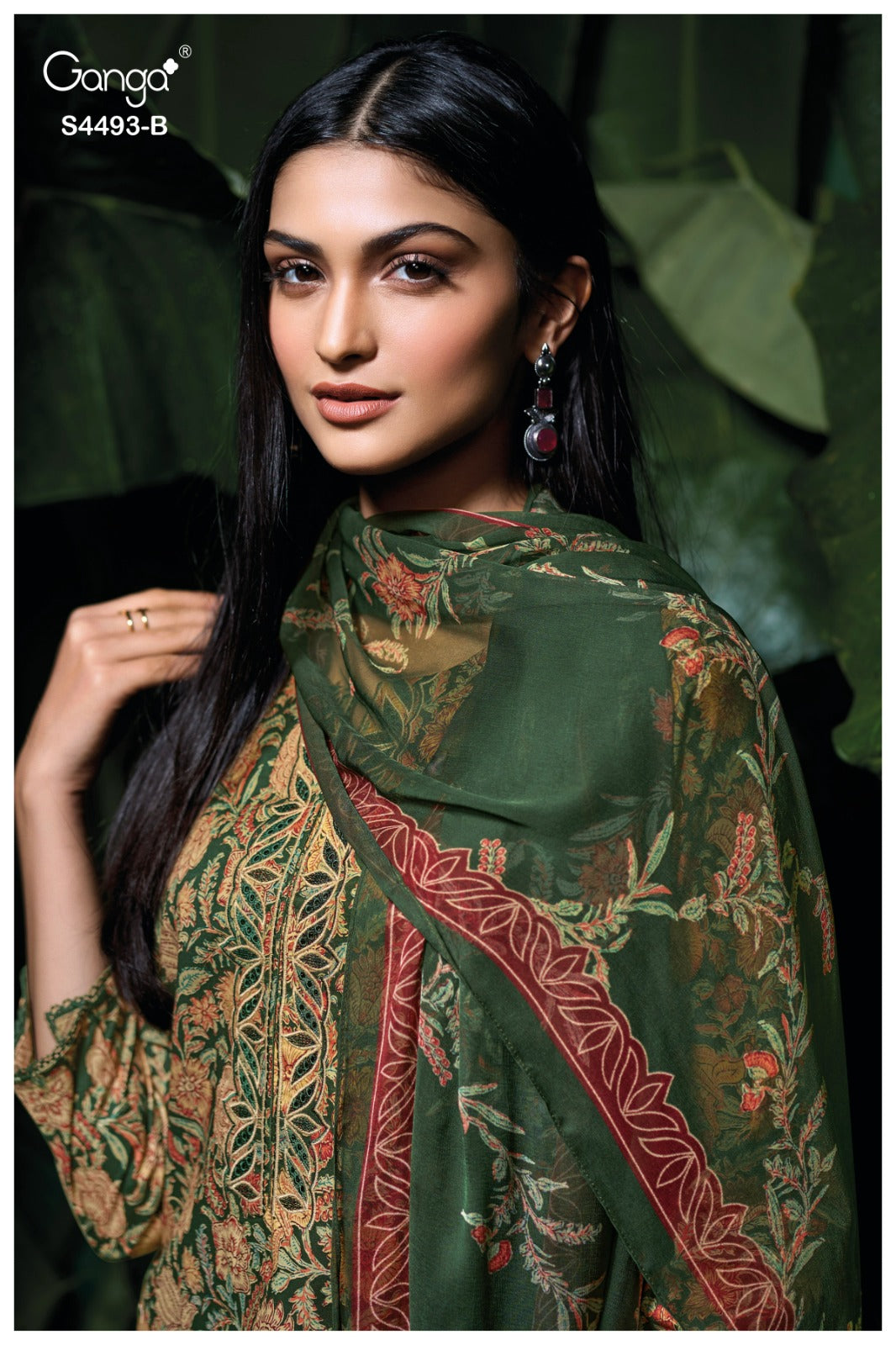 Jasira 4493 Ganga Cotton Pant Style Suits Wholesaler