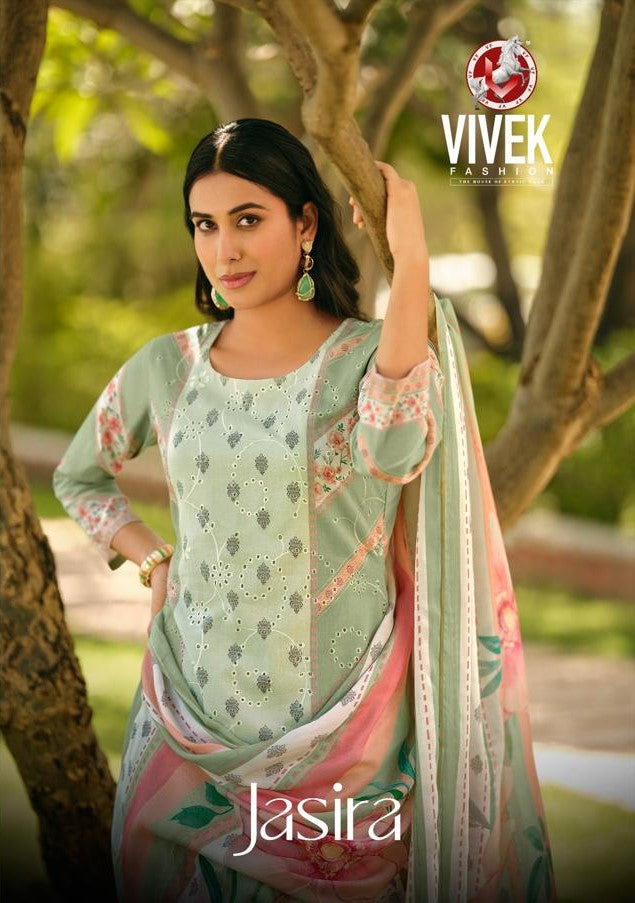 Jasira Vivek Cotton Lawn Pakistani Salwar Suits Manufacturer
