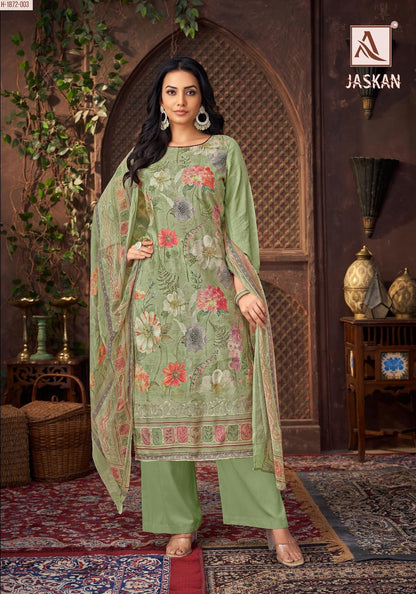 Jaskan Alok Pure Viscose Pant Style Suits Wholesale Rate