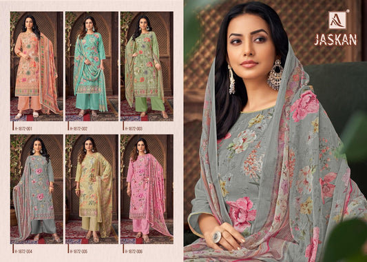 Jaskan Alok Pure Viscose Pant Style Suits Wholesale Rate