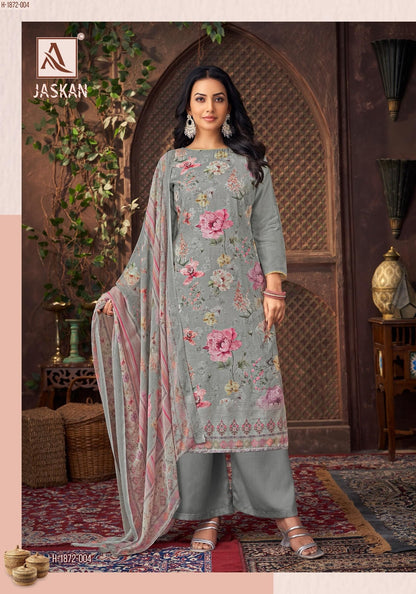 Jaskan Alok Pure Viscose Pant Style Suits Wholesale Rate