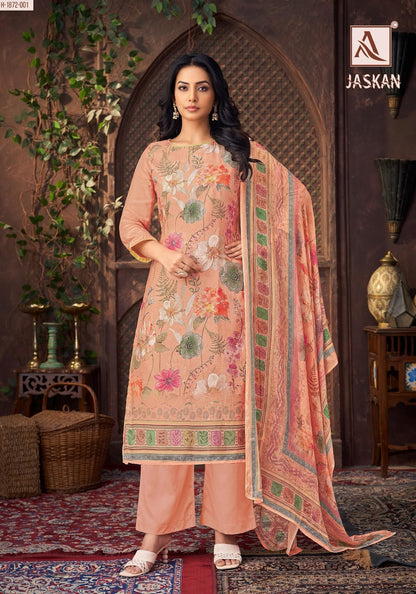 Jaskan Alok Pure Viscose Pant Style Suits Wholesale Rate