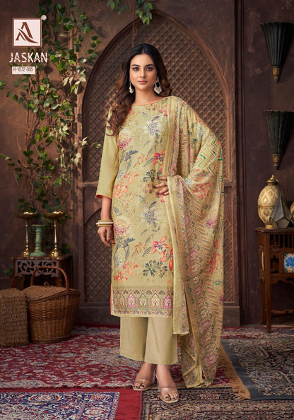 Jaskan Alok Pure Viscose Pant Style Suits Wholesale Rate