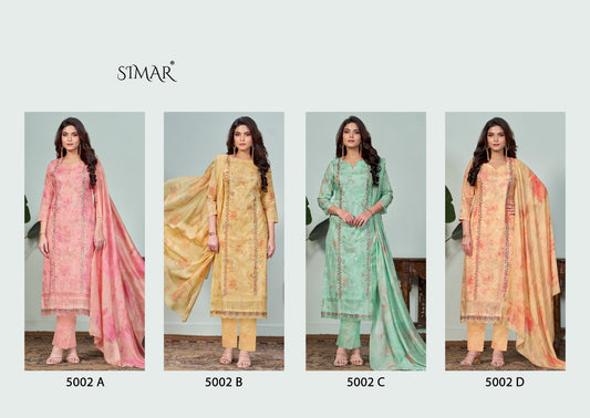 Jasleen Simar Lawn Cotton Pant Style Suits Wholesale Rate
