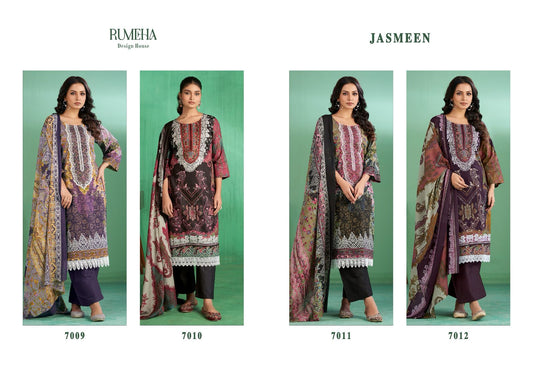 Jasmeen Rumeha Pure Cotton Karachi Salwar Suits Exporter