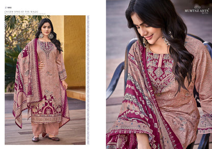 Jasmin Mumtaz Arts Jam Satin Karachi Salwar Suits Wholesaler India