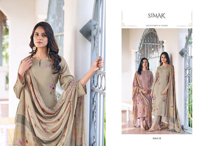 Jasmin Simar Viscose Muslin Pant Style Suits Manufacturer India