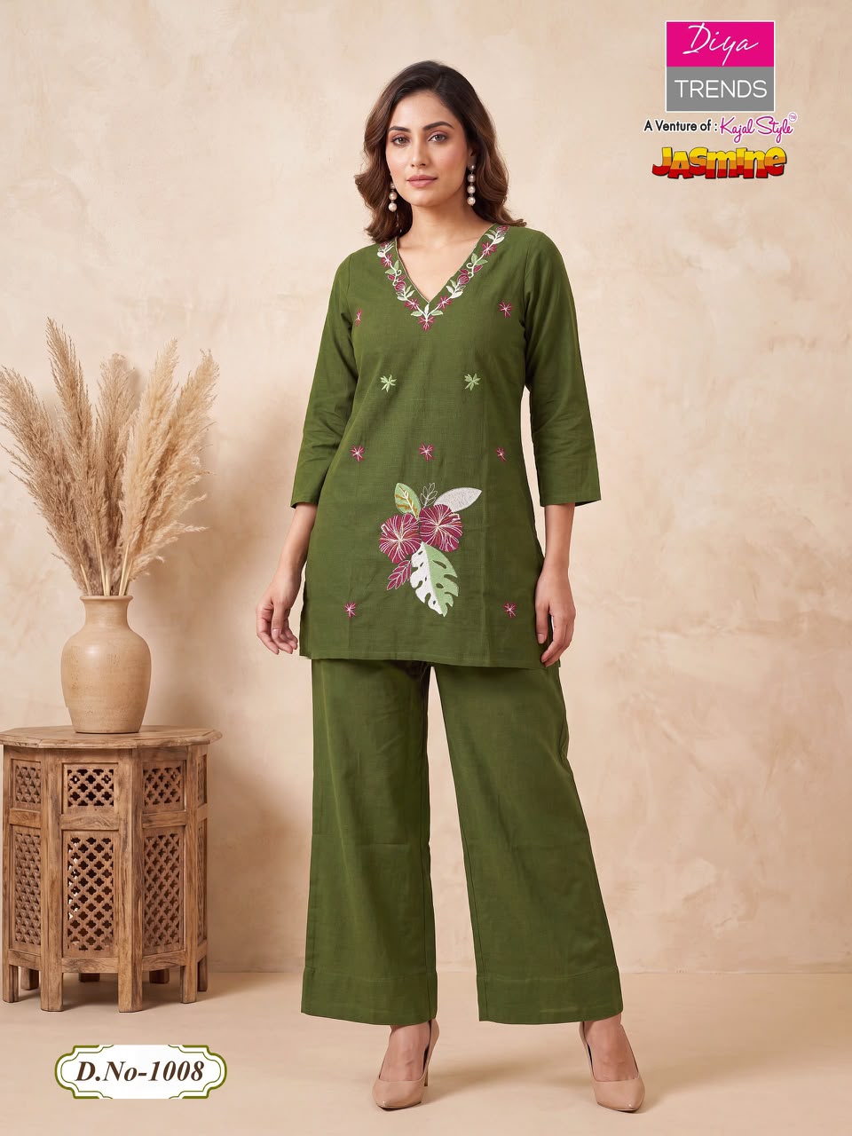 Jasmine Diya Trends Cotton Co Ord Set Manufacturer Gujarat