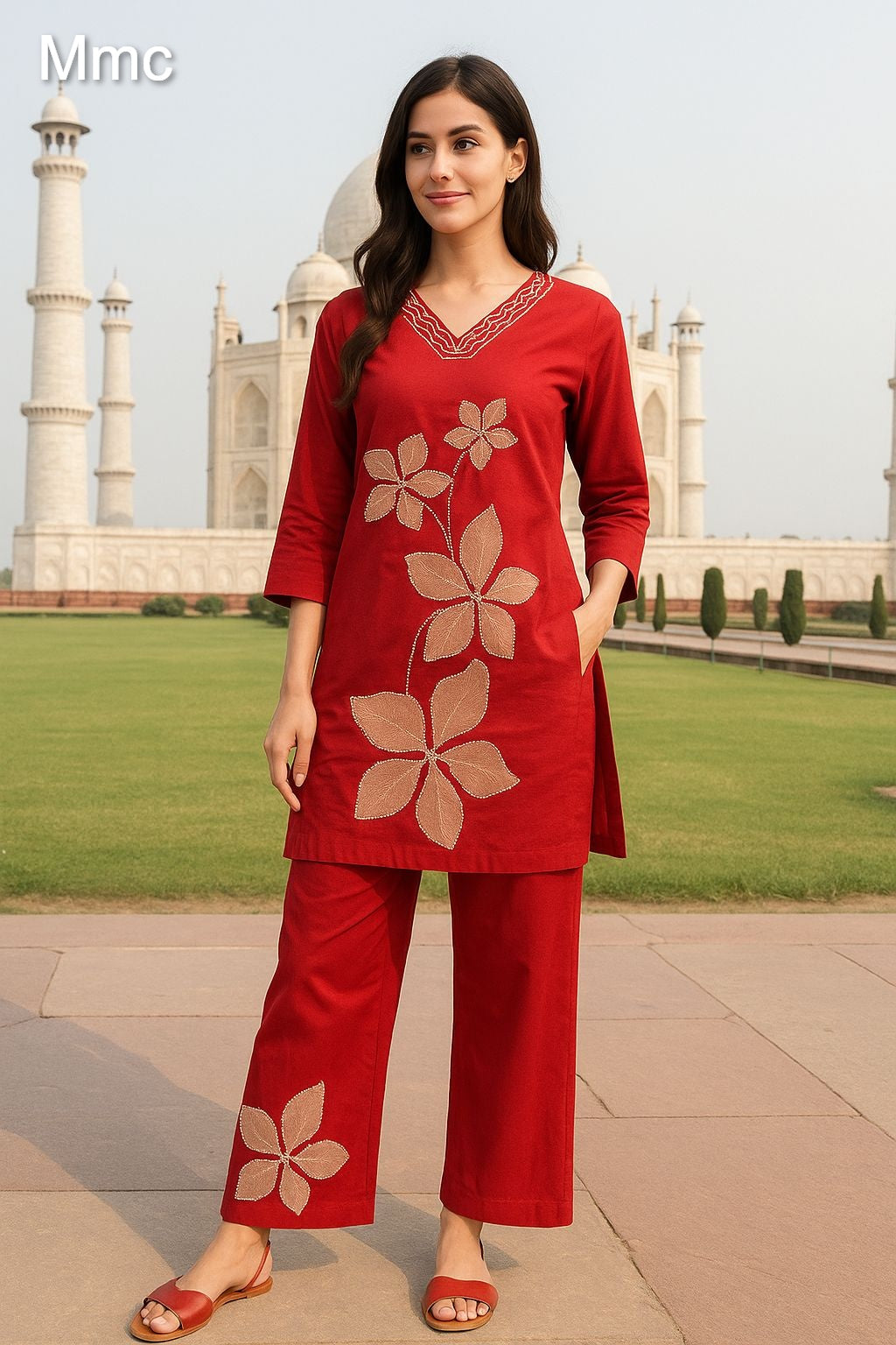 Jasmine Flower Mmc Vatican Co Ord Set Wholesale Rate