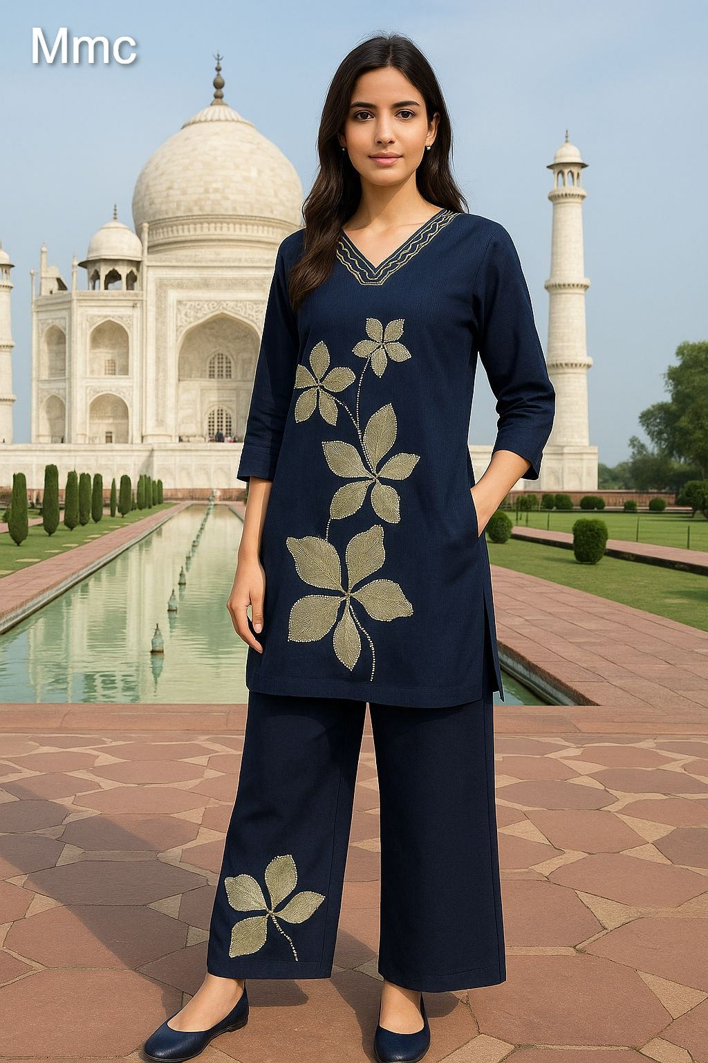 Jasmine Flower Mmc Vatican Co Ord Set Wholesale Rate