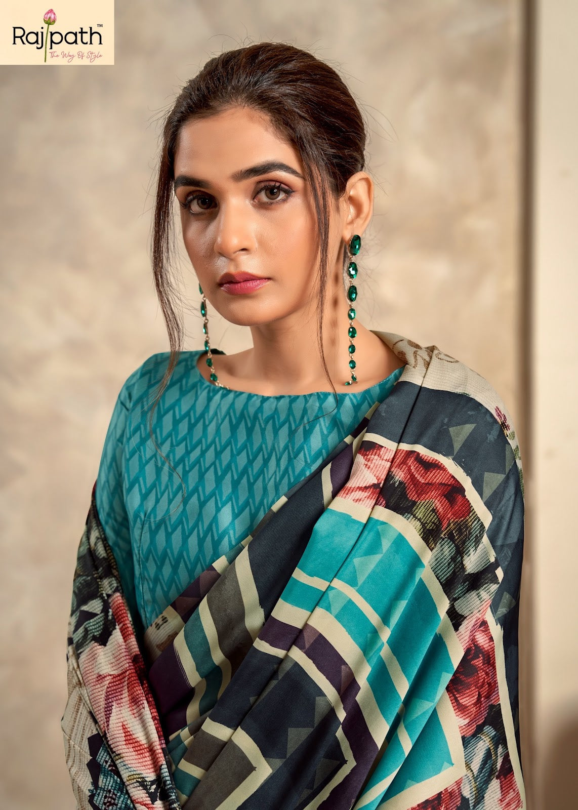 Jasmine Rajpath Crape Silk Sarees Supplier Gujarat