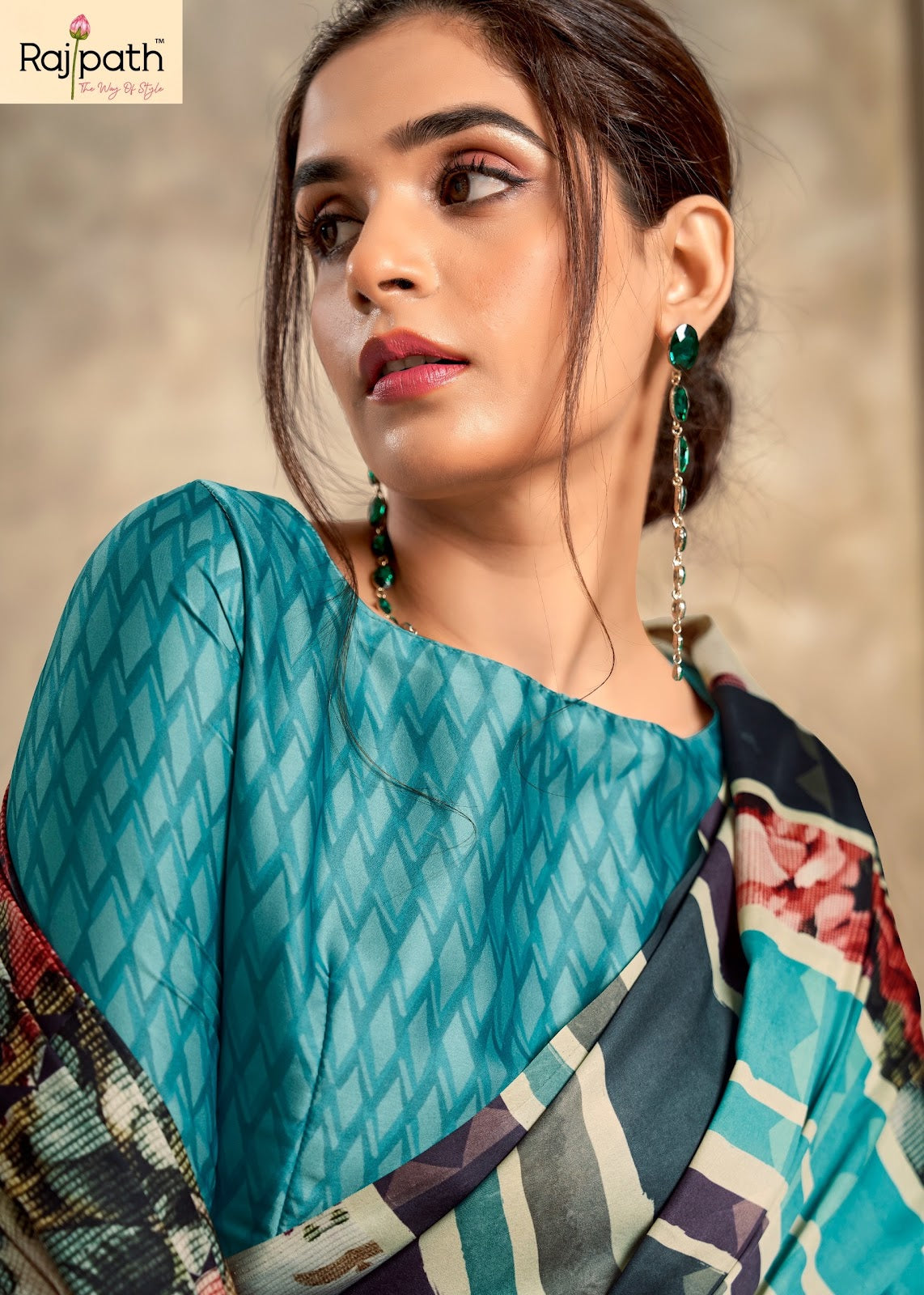 Jasmine Rajpath Crape Silk Sarees Supplier Gujarat