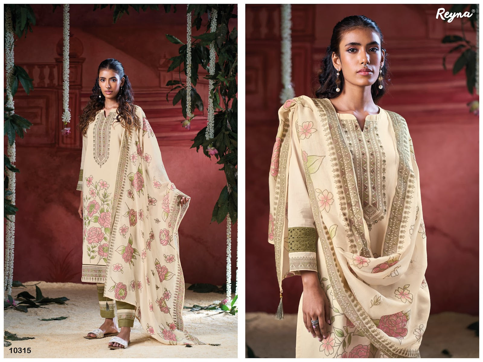 Jasmine Reyna Cotton Pant Style Suits Exporter Gujarat